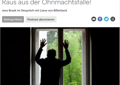 Deutschlandfunk Kultur Interview | Raus aus der Ohnmachtsfalle